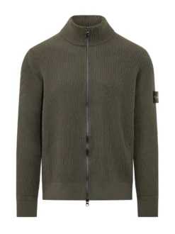 Cardigan a Coste con Zip