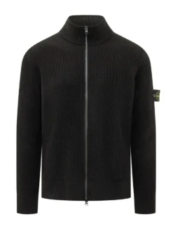 Cardigan a Coste con Zip