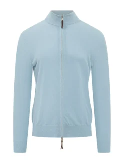 Cardigan con Zip Integrale