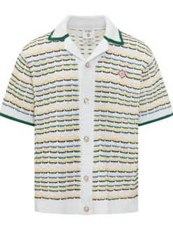 Cardigan In Maglia A Maniche Corte