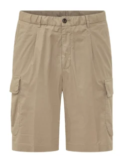 Cargo Bermuda Shorts with Applied Pockets