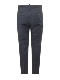 Cargo Pants with Pockets and Buttons