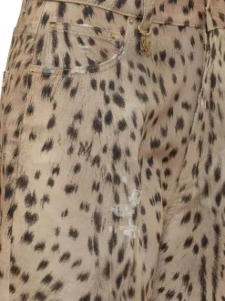 Carpenter Jeans with Animal Print