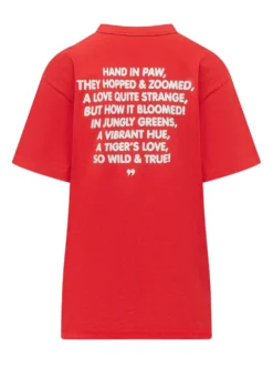 Cartoon T-shirt with Graphic Print