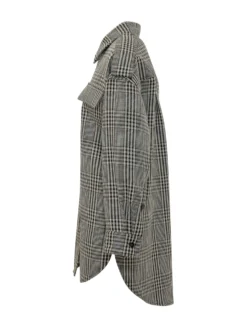 Check Overshirt with Pockets