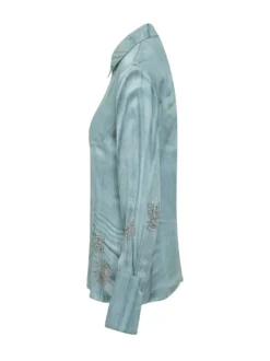 Christa Fluid Shirt with Embroidery