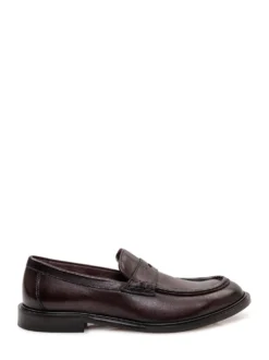 Classic Loafers with Front Strap