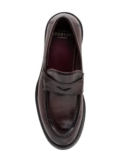 Classic Loafers with Front Strap