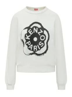 Classic Sweatshirt with Logo Print