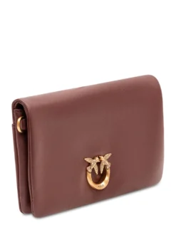 Click Soft Shoulder Bag with Flap and Logo
