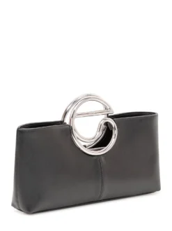 Clutch Bag with Rigid Handle