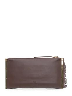 Clutch with Fringe and Zip