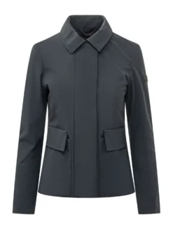 Collared Jacket with Flap Pockets