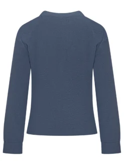 Collarless Jacket with Hook Closure