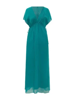 Column Dress with Chain Shoulders