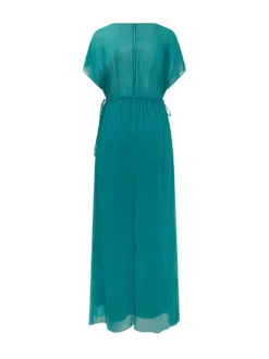 Column Dress with Chain Shoulders
