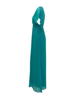 Column Dress with Chain Shoulders