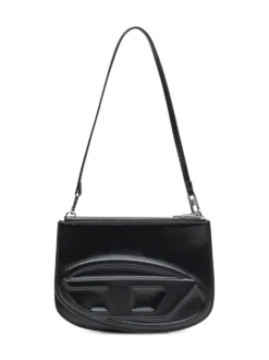 Compact crossbody bag with sculpted design