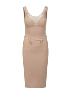 Corset Style Midi Dress