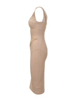 Corset Style Midi Dress
