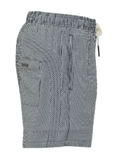 Costume da Bagno Corto a Righe con Coulisse