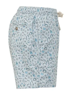 Costume da Bagno Uomo con Stampa Sportiva