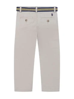Cotton Chino Pants with Belt