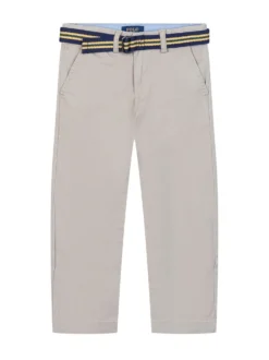 Cotton Chino Pants with Belt