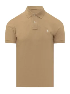 Cotton Polo Shirt with Embroidered Logo