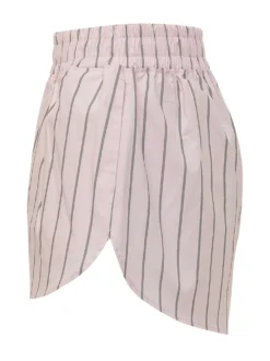 Cotton Striped Shorts with Elasticated Waist