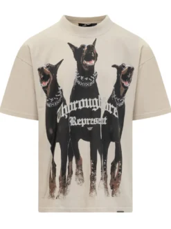 Cotton T-Shirt With Graphic Print