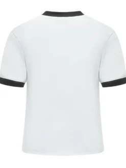 Cotton T-Shirt with Logo and Heart Print