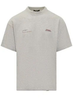 Cotton T-Shirt With Minimal Print