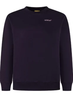 Crewneck Sweatshirt with Arrow Splat Print
