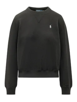 Crewneck Sweatshirt with Embroidery