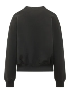 Crewneck Sweatshirt with Embroidery