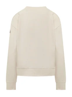Crewneck Sweatshirt With Front Embroidery