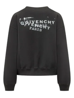 Crewneck Sweatshirt With Graphic Print