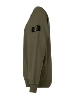 Crewneck Sweatshirt with Logo Patch
