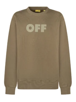 Crewneck Sweatshirt with OFF Logo