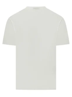 Crewneck T-shirt with Embossed Logo