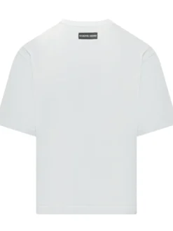 Crew Neck T-shirt with Embroidered Logo