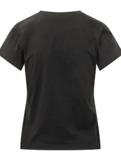 Crewneck T-shirt with Logo Embroidery