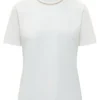 Crew Neck T-shirt with Trim