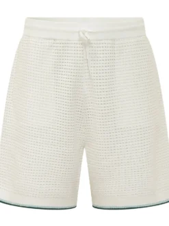 Crochet Shorts with Drawstring