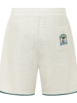 Crochet Shorts with Drawstring