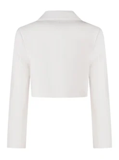 Cropped Blazer with Lapels
