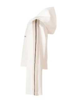 Cropped Hoodie with Zip and Hood