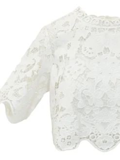 Cropped Lace T-shirt