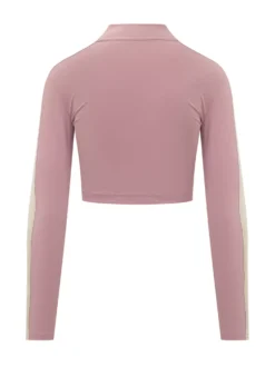 Cropped Sport Jacket with Zip and High Neck
